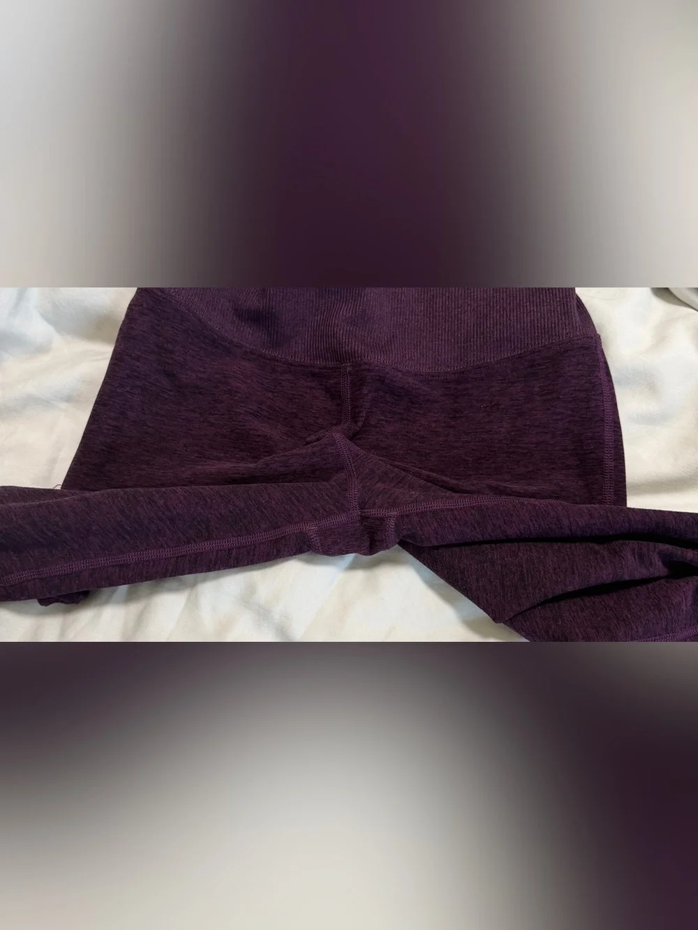 ALO Yoga Alosoft High-Waist Leggings | Deep Plum Burgundy | Size S